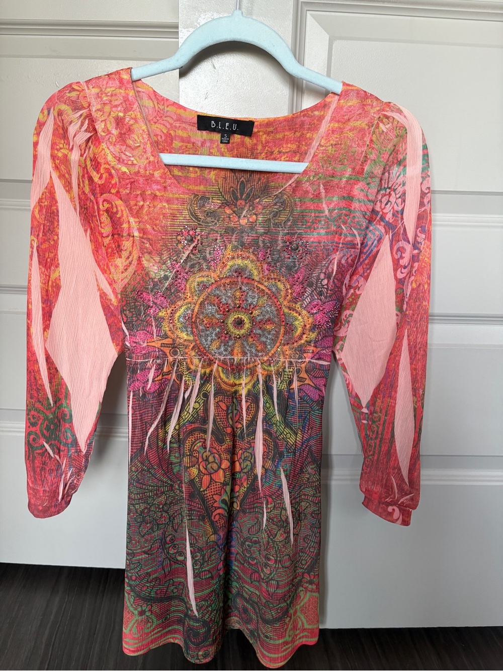 Mandala Print Boho Tunic